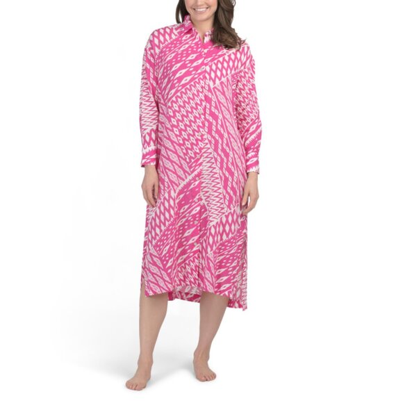 COPY - NATORI Magenta Chibana Gateway Long Sleepshirt - Picture 1 of 2